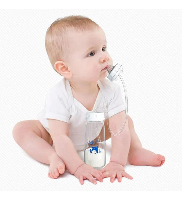 Generic Plastic Hands Free Feeding Bottle (Clear)