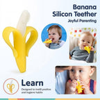 Silicone Baby Banana Teether (Yellow)