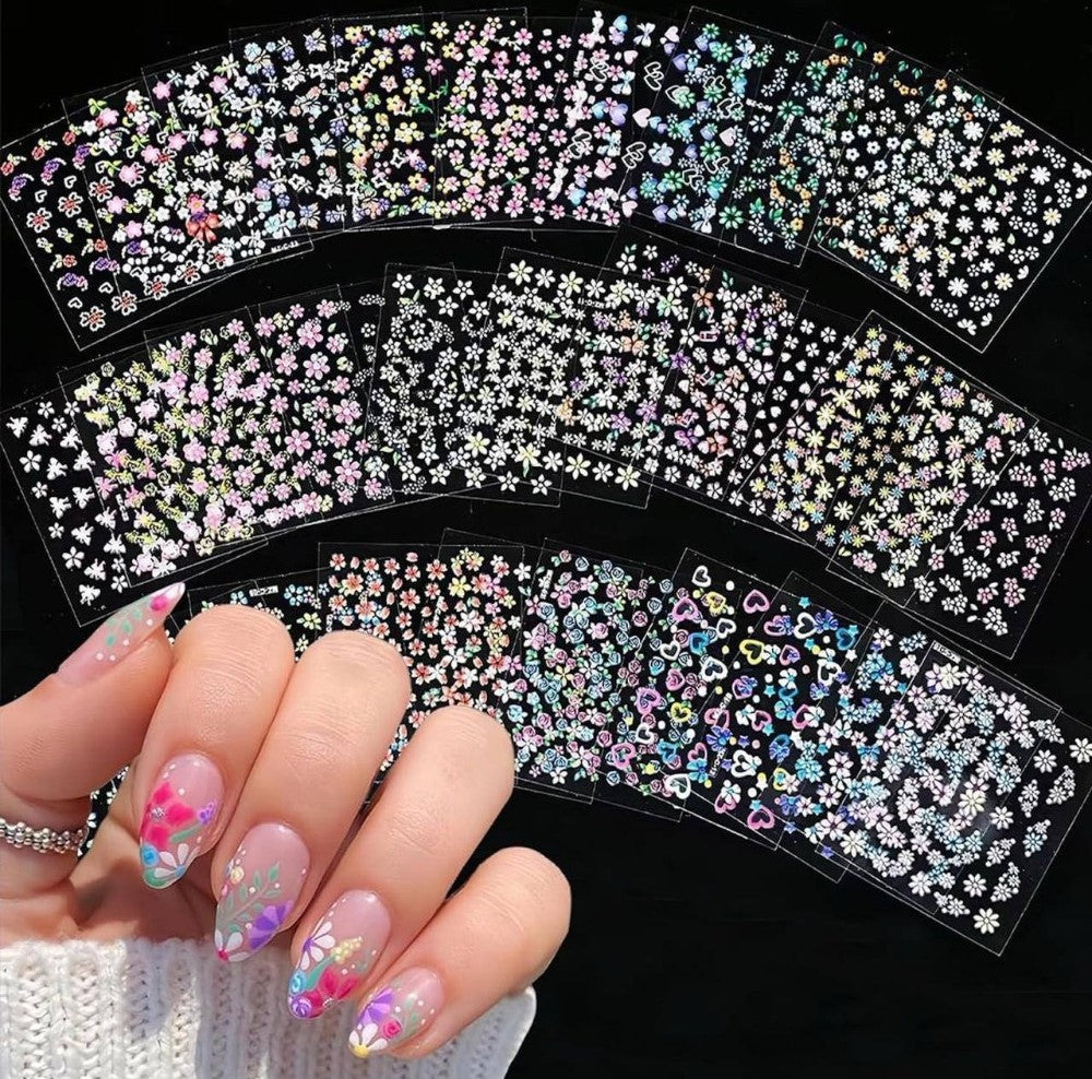 Generic Plastic Nail Art Stickers (Multicolor)