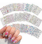 Plastic Nail Art Stickers (Multicolor)
