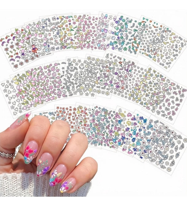 Generic Plastic Nail Art Stickers (Multicolor)