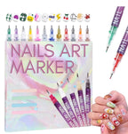 Plastic Nail Art Maker Pen (Multicolor)