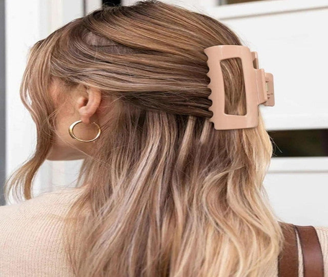 Silicone Soft Hair Claw Clips Big Size (Multicolor)