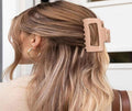 Silicone Soft Hair Claw Clips Big Size (Multicolor)
