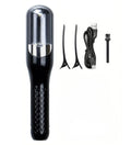 Generic Stainless Steel Cordless Split End Hair Trimmer (Black)