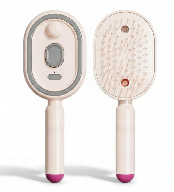 Generic Plastic Handheld Steam Hair Brush Comb (Multicolor)