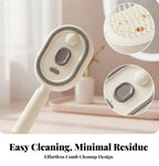 Plastic Handheld Steam Hair Brush Comb (Multicolor)