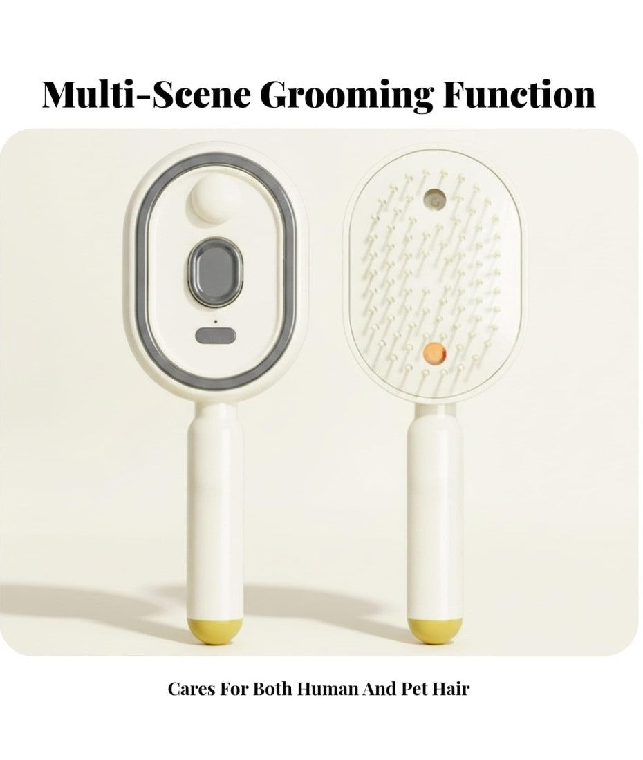 Generic Plastic Handheld Steam Hair Brush Comb (Multicolor)