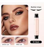 Plastic Winged Eyeliner Stamp (Pink-Black)
