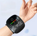 Generic Plastic Digital Wrist Blood Pressure Monitor (Black)