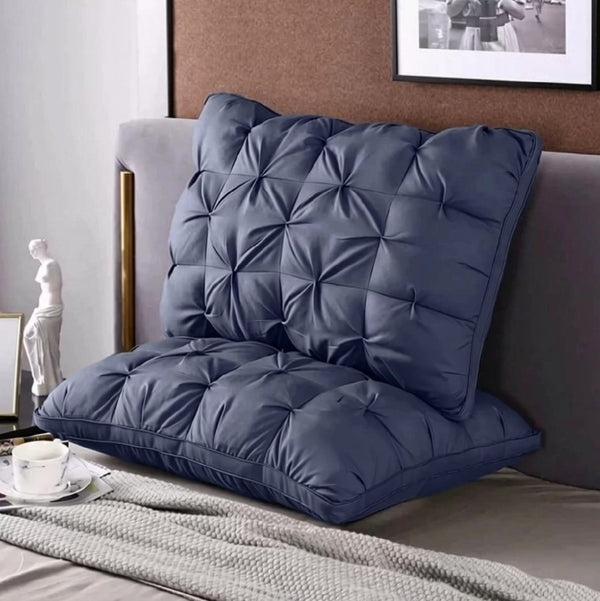 Feather Luxury Hotel Collection Bed Pillow (Blue)