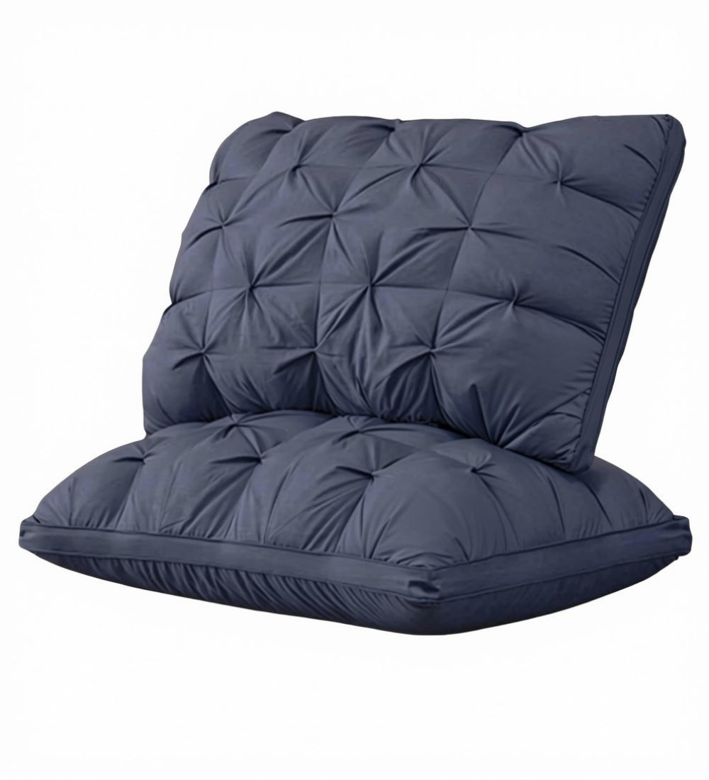 Feather Luxury Hotel Collection Bed Pillow (Blue)