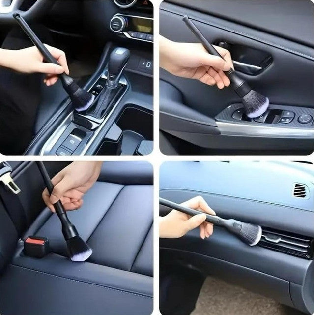 Generic Plastic Long Handle Car Cleaning Brush (Black)