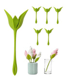 Plastic Flower Napkin Holder (Green)