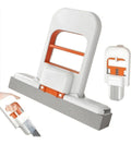 Generic Plastic Mini Sponge Mop (White-Orange)