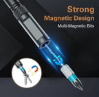 Alloy Steel 24-In-1 T Shape Screwdriver Set (Multicolor)