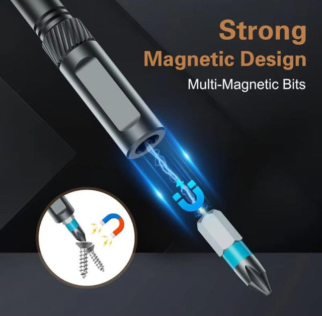 Generic Alloy Steel 24-In-1 T Shape Screwdriver Set (Multicolor)