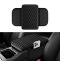 Generic Leather Car Armrest Cushion Cover (Black)