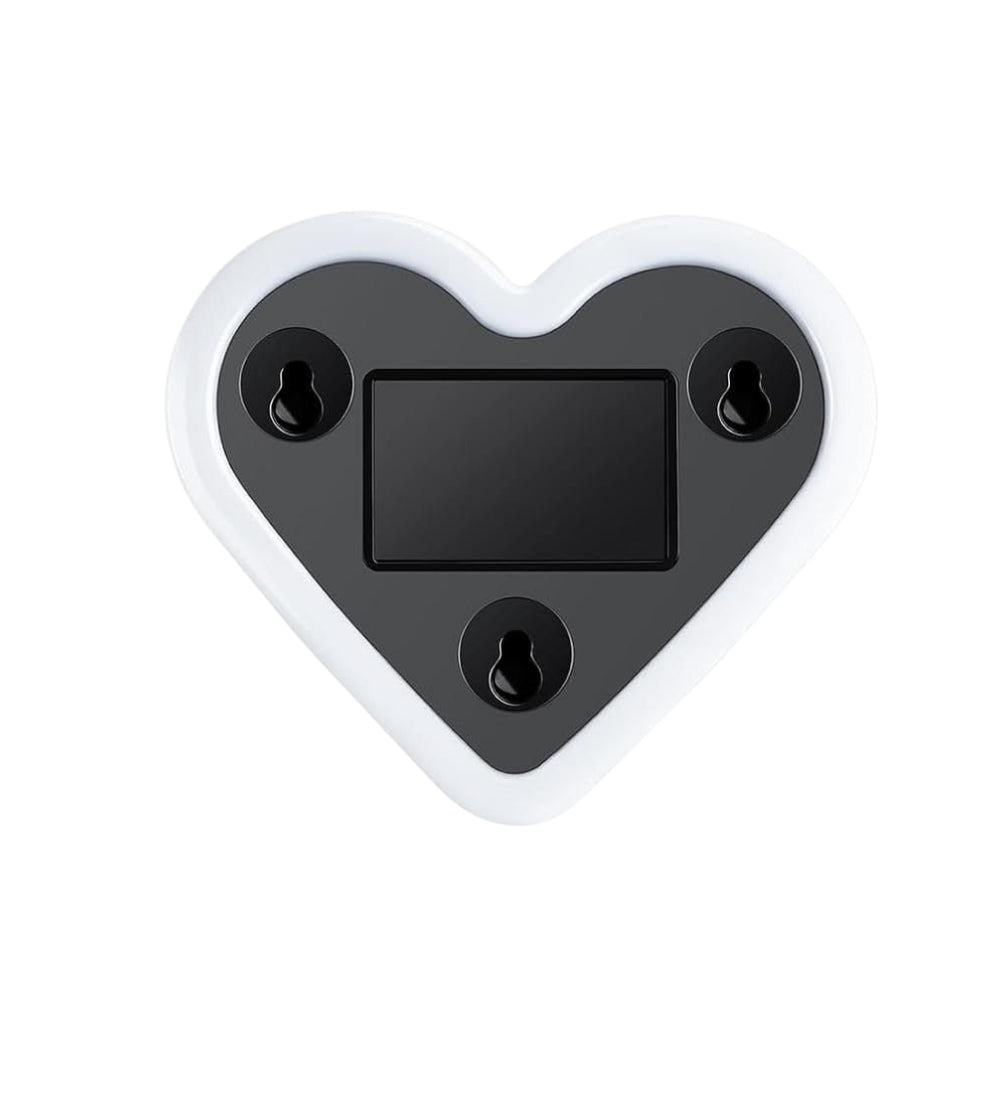 Generic Plastic Heart Shape Car Light (Pink)