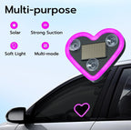 Plastic Heart Shape Car Light (Pink)