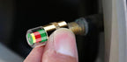 Brass Air Pressure Alert Valve Cap (Multicolor)