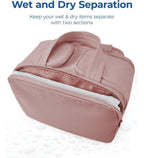 Polyester 4-In-1 Travel Toiletry Bag (Peach)