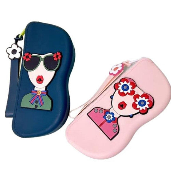 Generic Silicone Cute Sunglass Case (Multicolor)