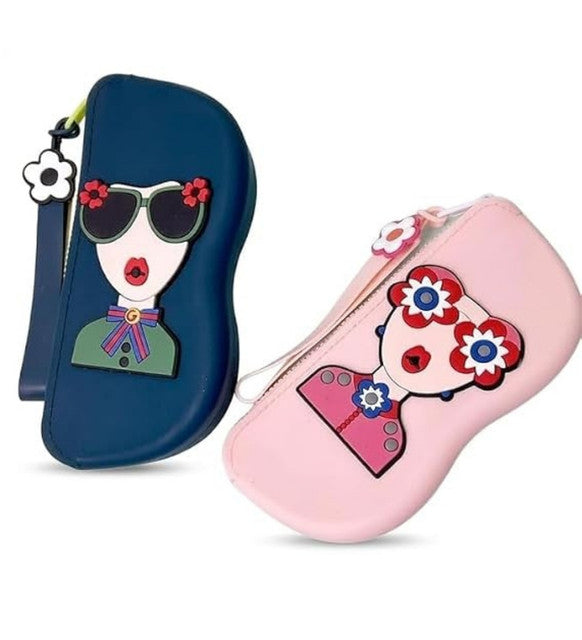 Generic Silicone Cute Sunglass Case (Multicolor)