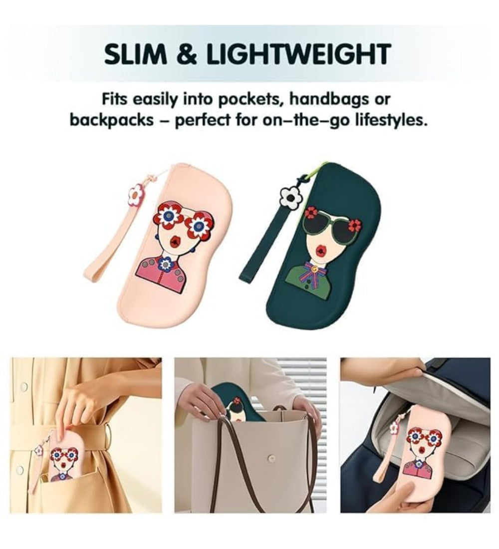 Generic Silicone Cute Sunglass Case (Multicolor)