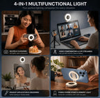 Plastic W50 Magnetic Selfie Light (White)