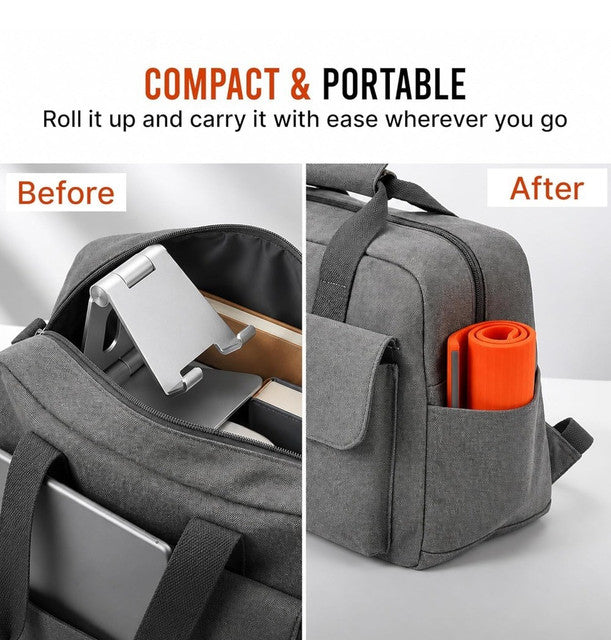 Generic Silicone Flexible Phone Holder (Orange-Black)