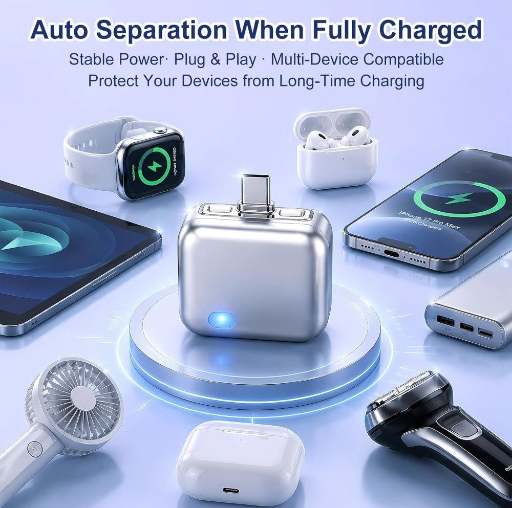 Generic Metal Auto Eject Charger (Silver)