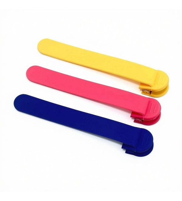 Silicone 3 pieces Set Smart Bookmark Clip (Multicolor)