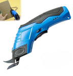 Plastic Cordless Electric Scissor (Blue-Black)