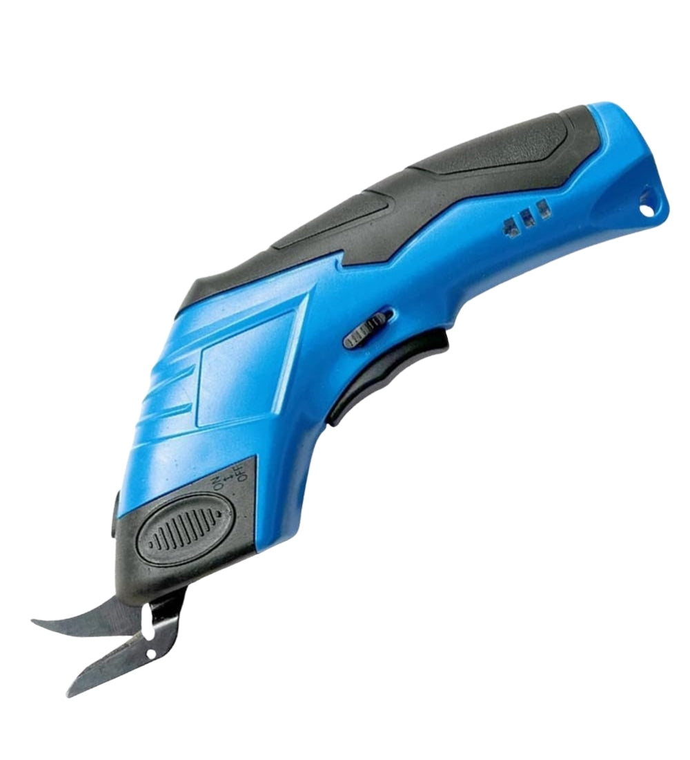 Generic Plastic Cordless Electric Scissor (Blue-Black)