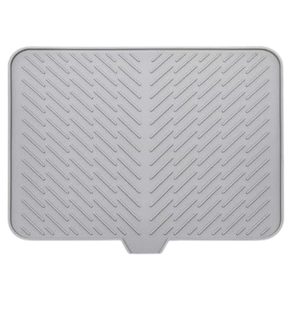 Generic Silicone Dish Drying Mat Size 14*12 Inch (Grey)