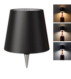 Plastic Wireless Wine Bottle Lamp (Black)
