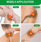 Natural Fabric Knee Patch 10 Pieces Set (Green)
