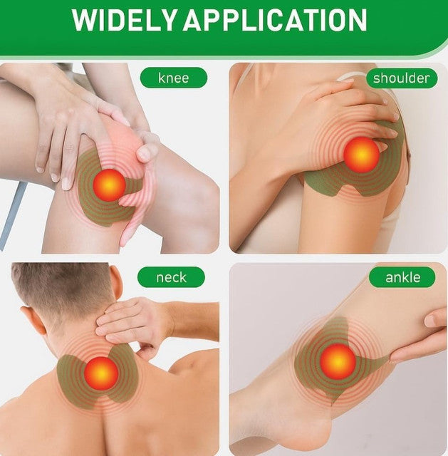 Generic Natural Fabric Knee Patch 10 Pieces Set (Green)