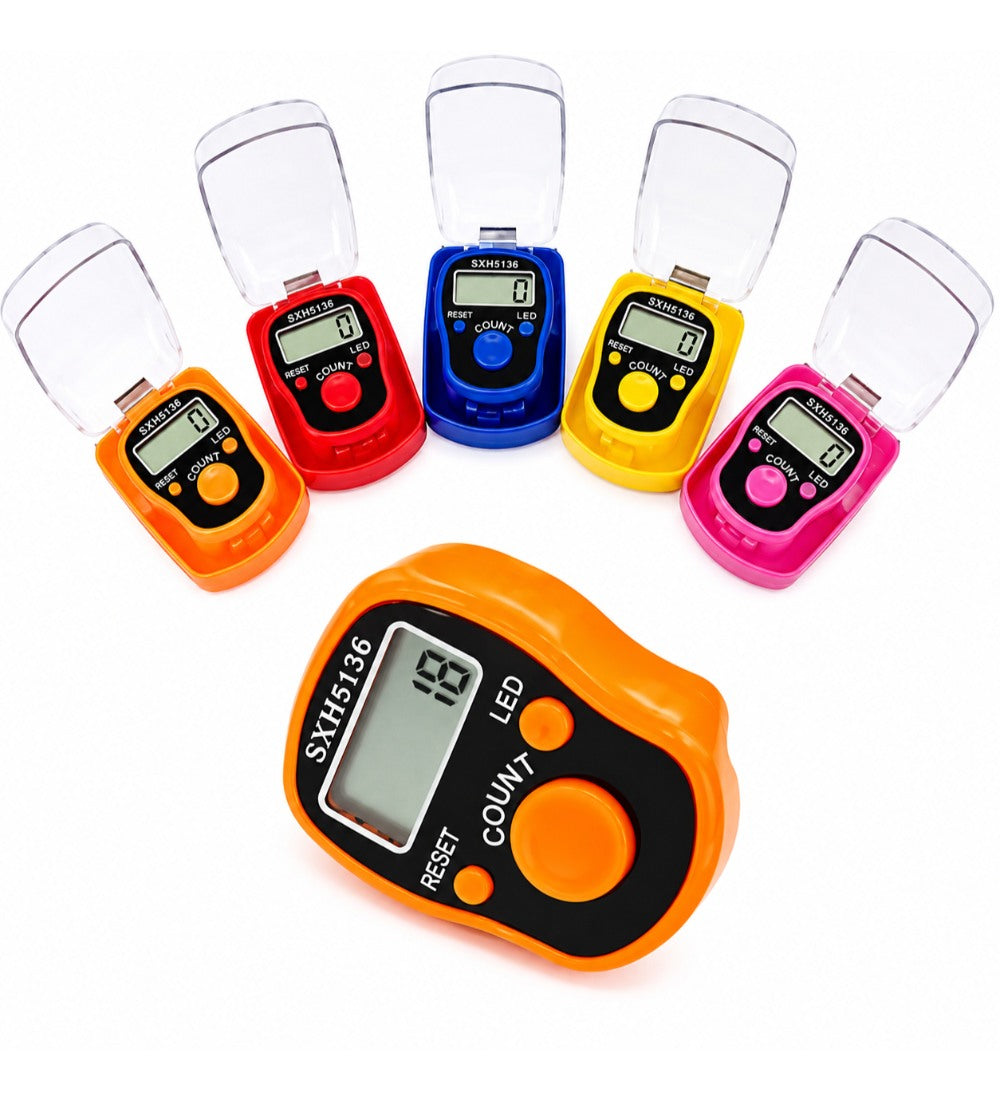 Generic Plastic Digital Tally Counter (Multicolor)