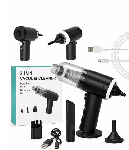 Generic Plastic 3-In-1 Vacuum Cleaner (Black)