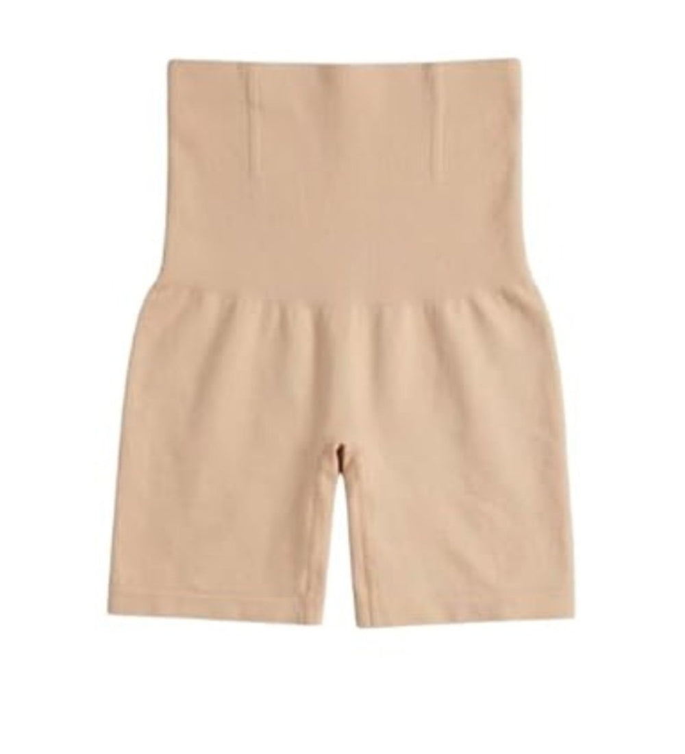 Nylon Women's Heavy Shapewear (Beige-Black)