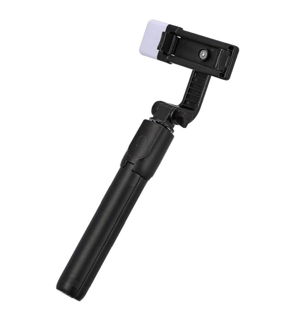 Generic Plastic -Stainless Steel Selfie Stick (Black)