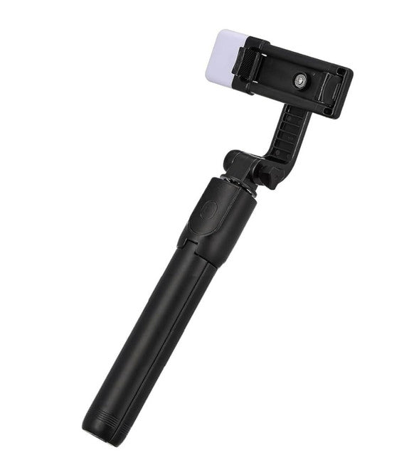 Generic Plastic -Stainless Steel Selfie Stick (Black)