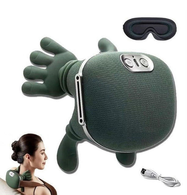 Generic Polyurethane Neck And Shoulder Massager (Green)