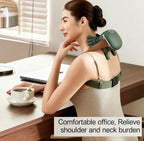 Polyurethane Neck And Shoulder Massager (Green)