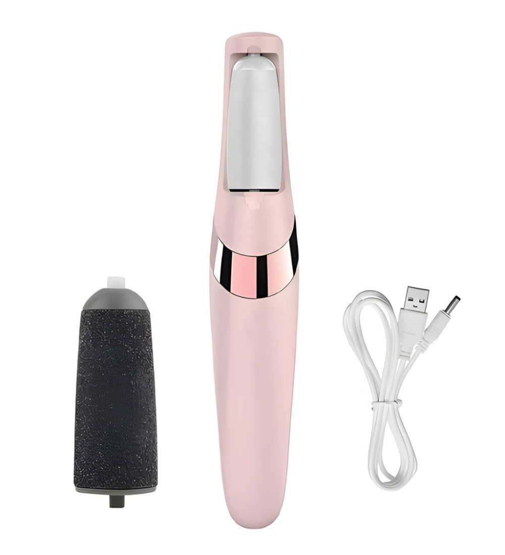 Generic Plastic- Rubber Pedi Roller (Pink)