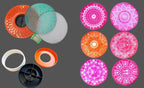 Plastic Rangoli Making Kit (Multicolor)