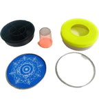 Plastic Rangoli Making Kit (Multicolor)