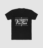 Men's Polyester Printed Round Neck Short Sleeve T-Shirt (Black)